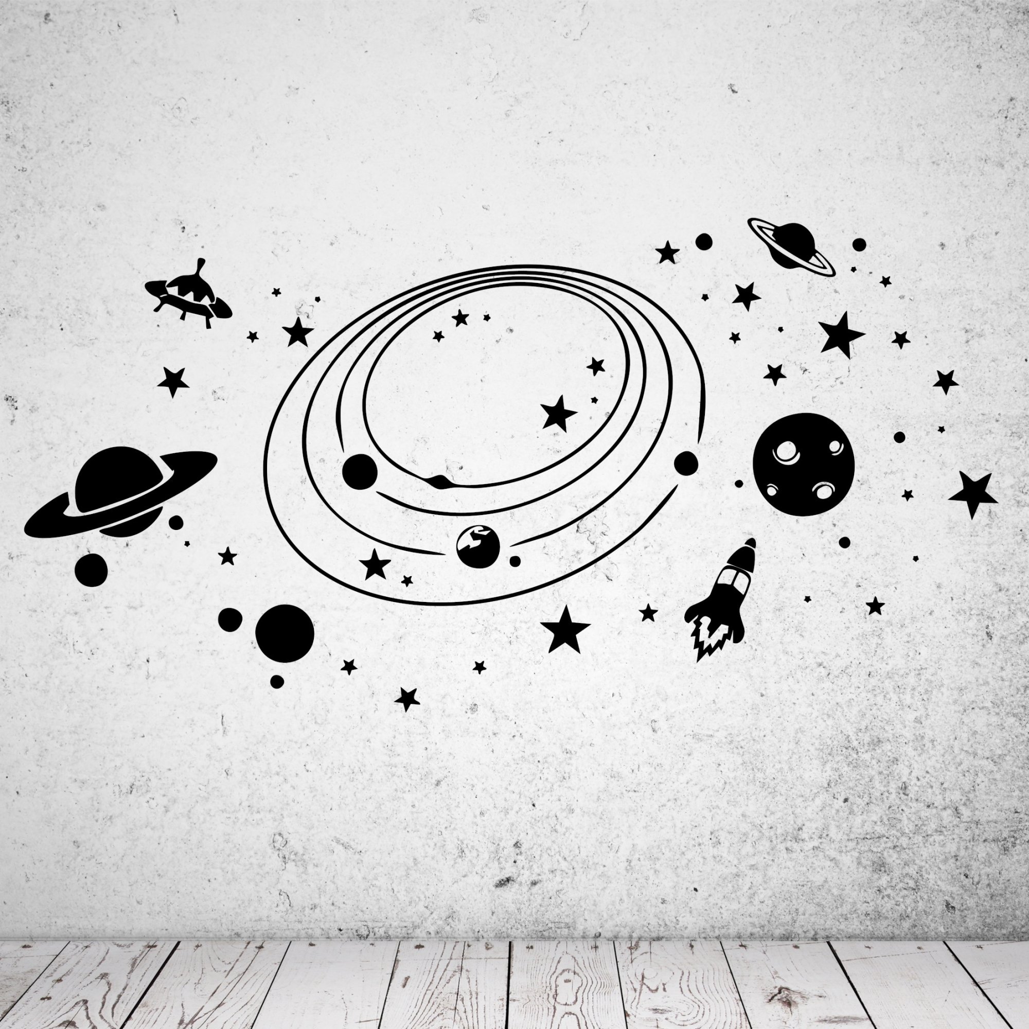 46218 Weltall Wandsticker
